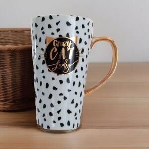 Crazy Cat Lady Ceramic 16 oz Coffee Tea Mug by Lady Jayne. nwot